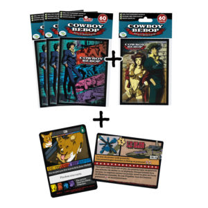 Lots promotionnels sleeves Cowboy Bebop