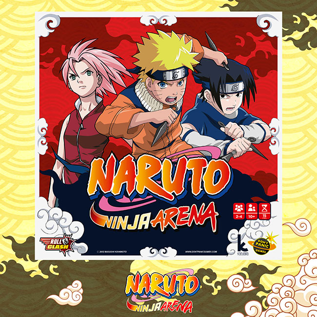 Le Jeu de Societe DPG1040 Don't Panic Games Naruto Ninja Arena 