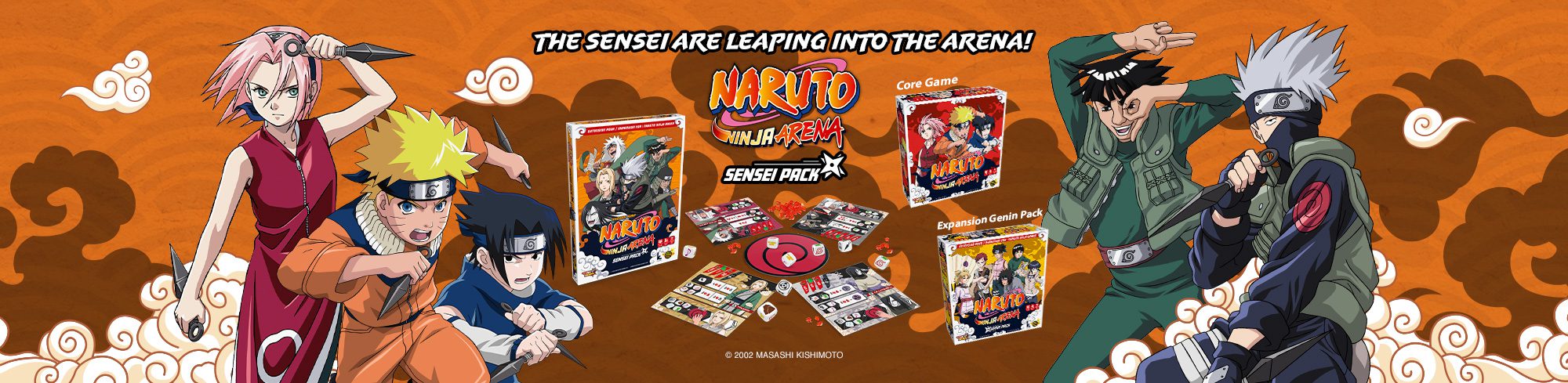 Naruto: Ninja Arena – Sensei Pack, Board Game