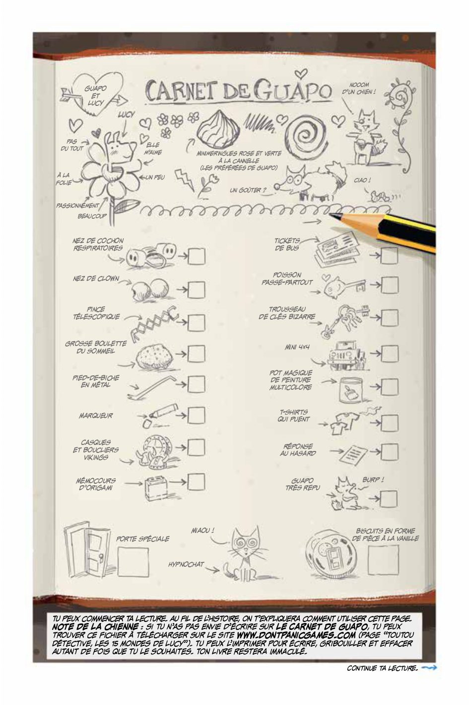 Le carnet de Guapo - ynnis toutou detective