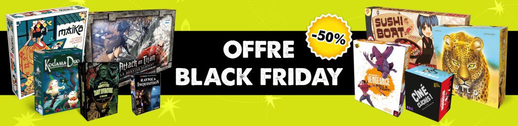 Offre Black Friday 2025 : Jeux de société à -50%