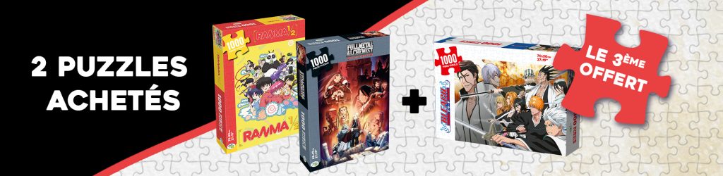 2 Puzzles Achetés = 1 Puzzle Offert
