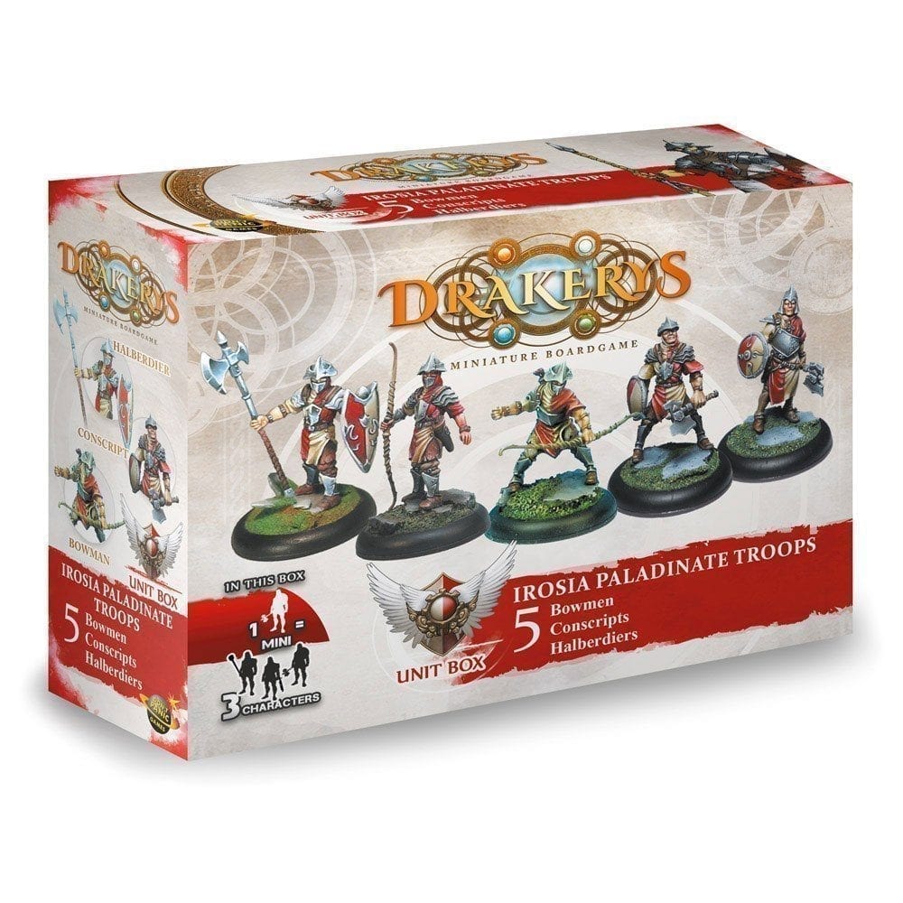 Troupes du Paladinat d'Irosia : 5 Archers / Conscrits / Hallebardiers