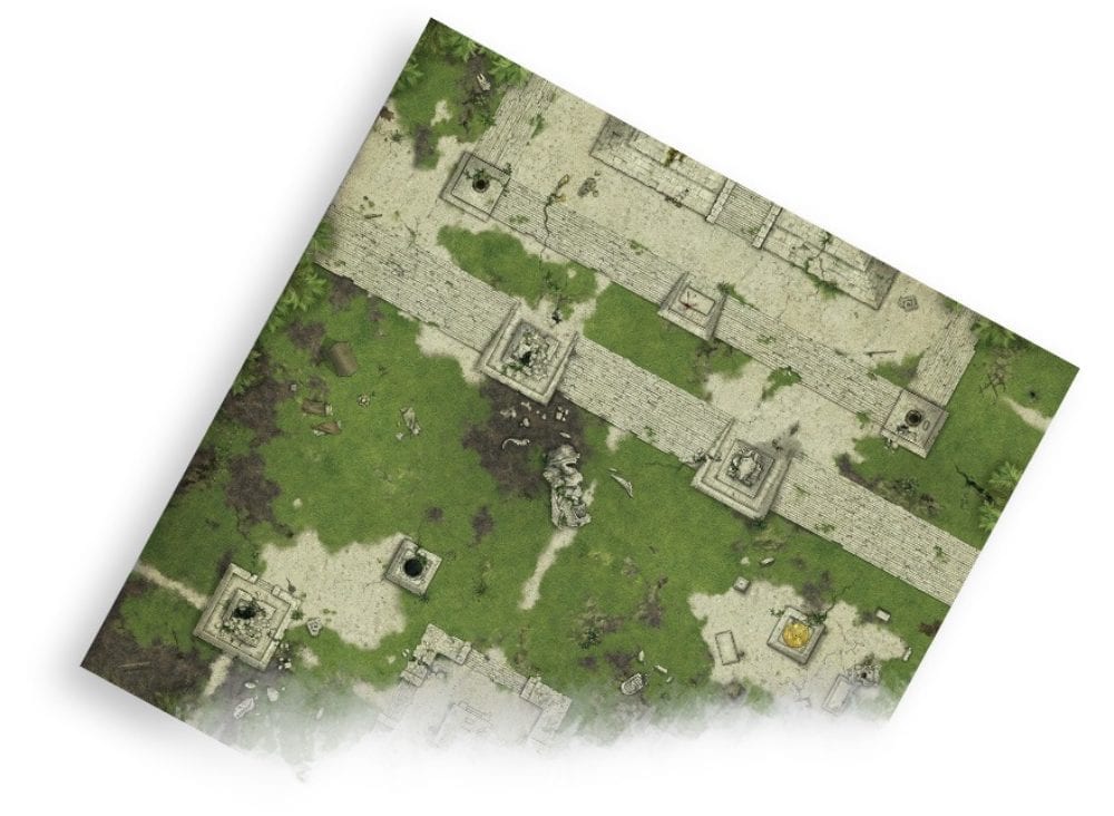 Playmat: Set D Jungle Shrine